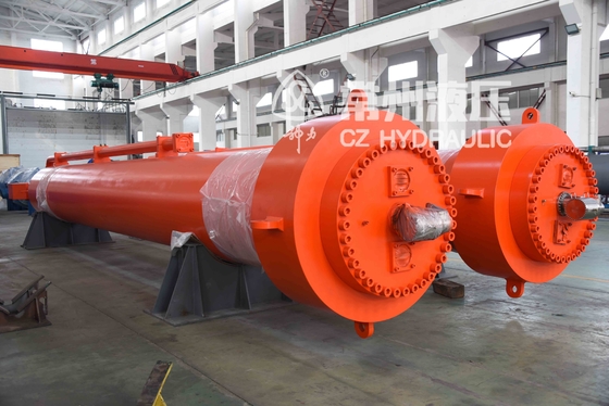 Double Acting Hydraulic Cylinder for  Pile Frame Driving Barge